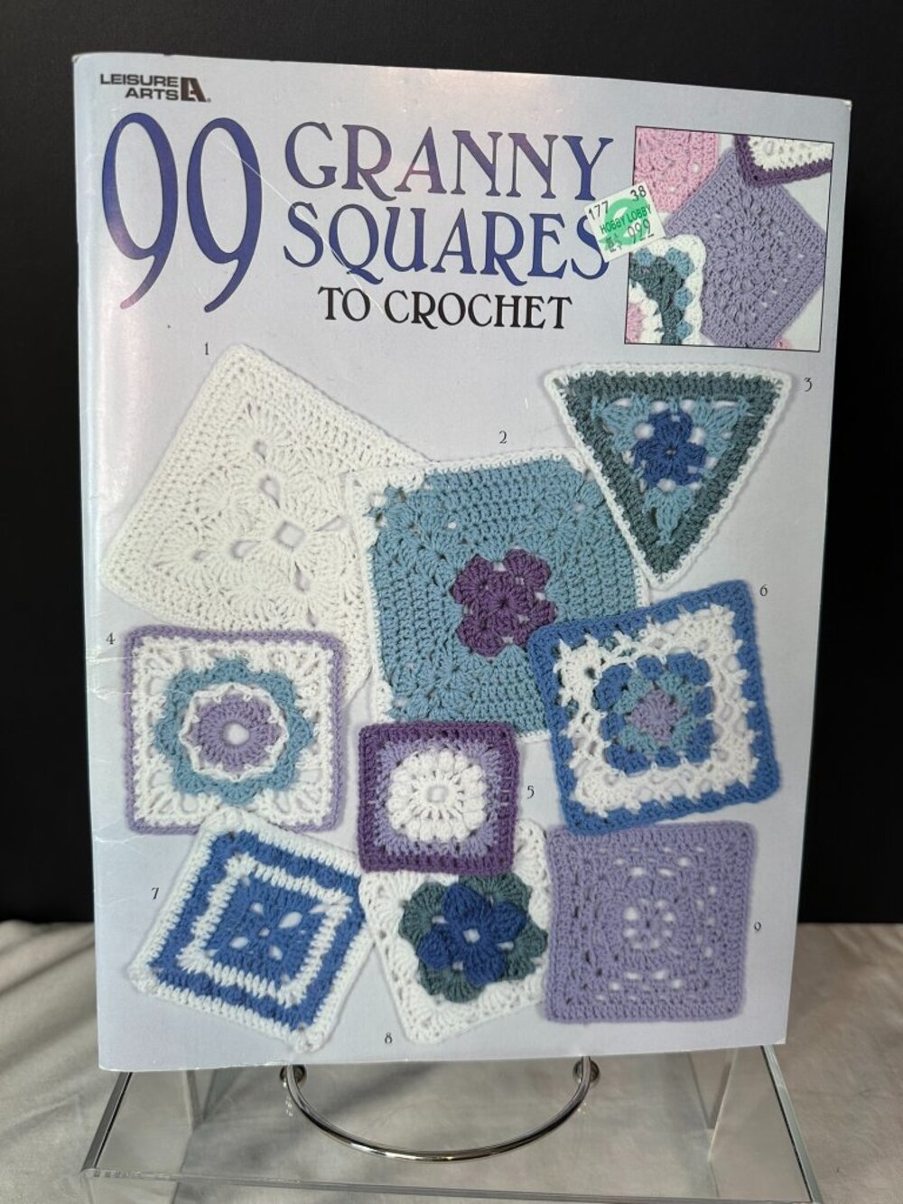 99 Granny Squares to Crochet Pattern Book – Leisure Arts (1998)